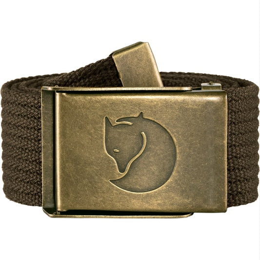 Canvas Brass Belt 4 CM